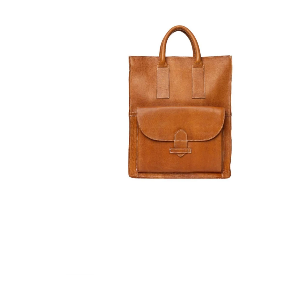Re:designed Vintage Leren Handtas Felicia Brown Dames