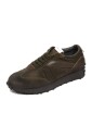 chaussure-en-daim-tissu-vert-a-effet-vintage
