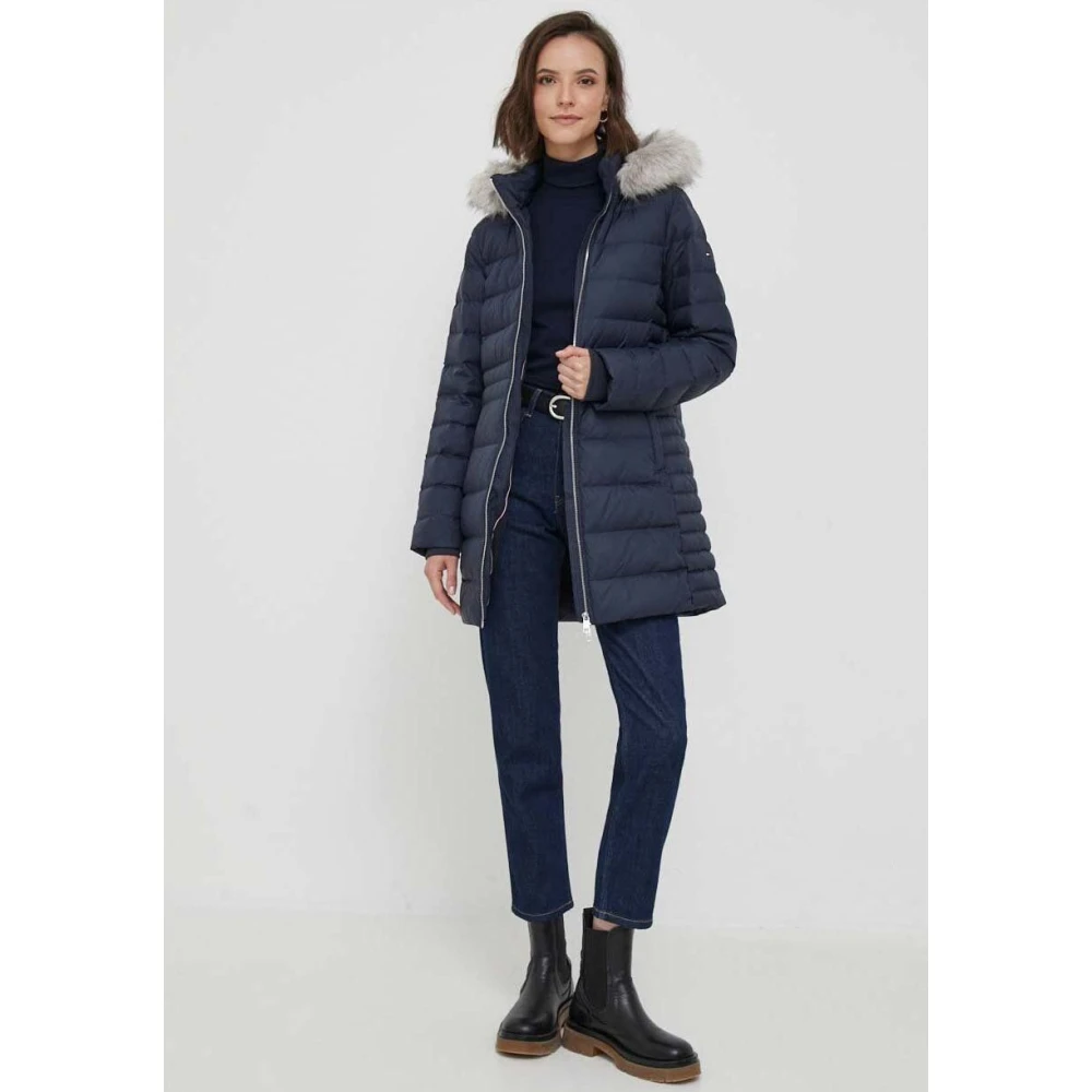 Tommy Hilfiger Dames Marineblauwe Klassieke Straight Hw A Rue Jeans Blue Dames