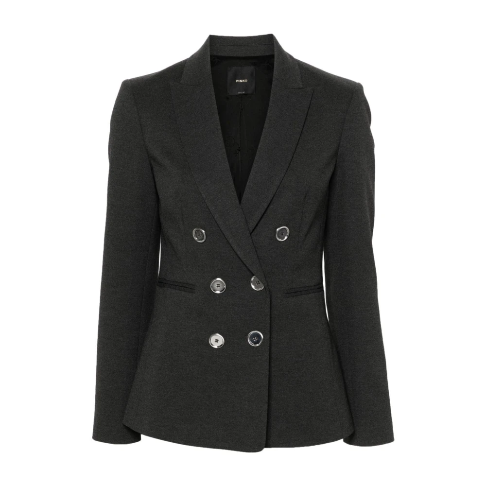 Pinko Women's Gray Blazers, S, Stylish Blazer