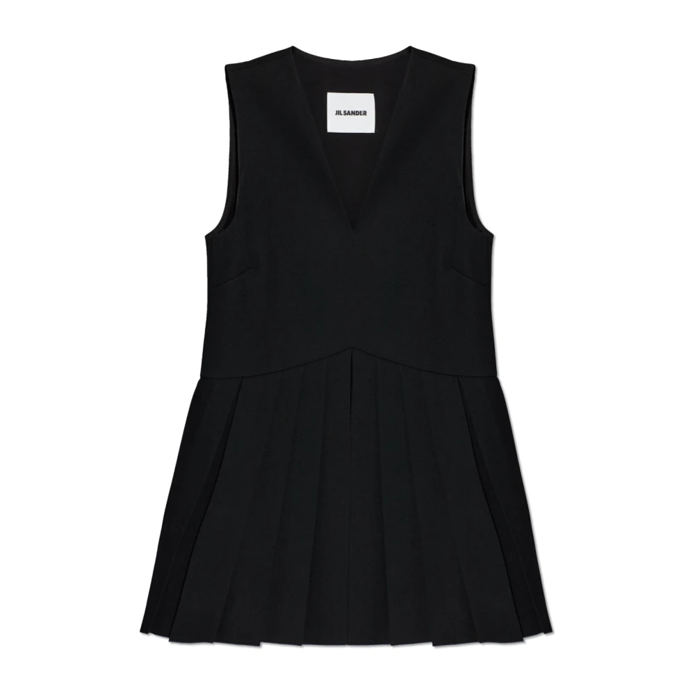Jil Sander Donna Nero - Wool Top - Tops - S