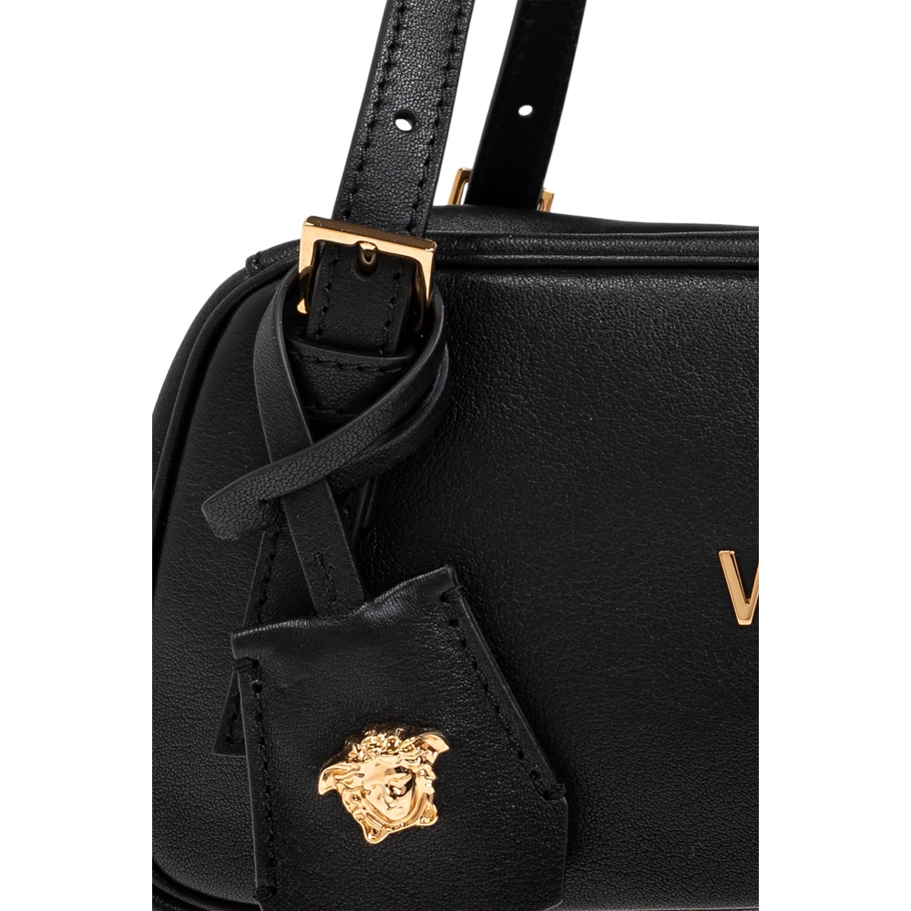 Versace Schoudertas Tag Bowling Black Dames