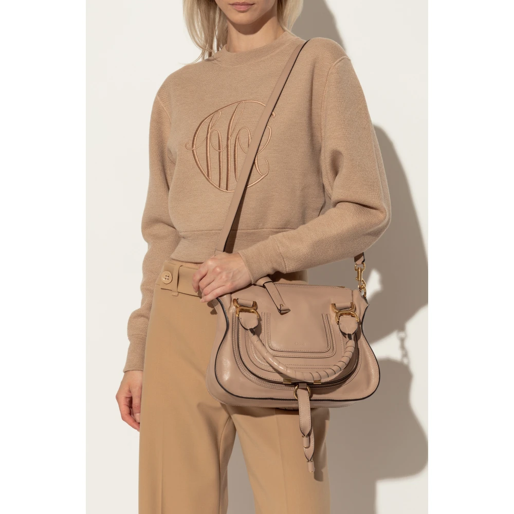 Chloé Kleine Schoudertas Beige Dames