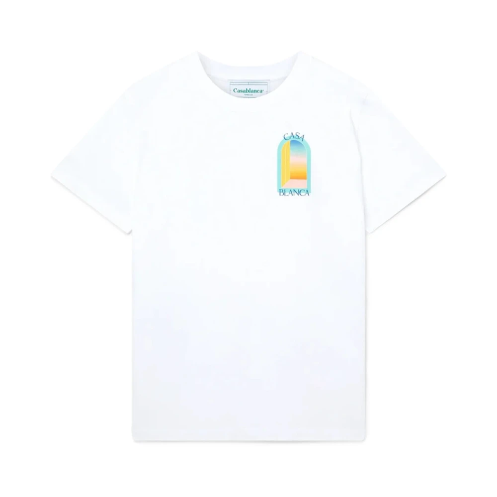 Casablanca Men's White L'arc Coloré T-Shirt