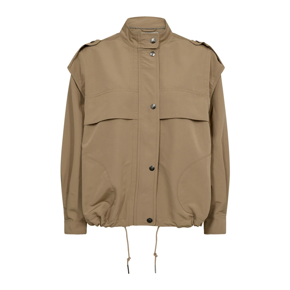 Co'Couture Avontuurlijke jas met coole details Beige Dames