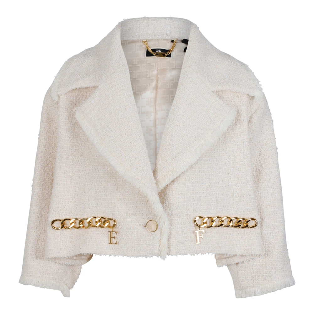 Elisabetta Franchi blazers Gi08942E2 White Dames
