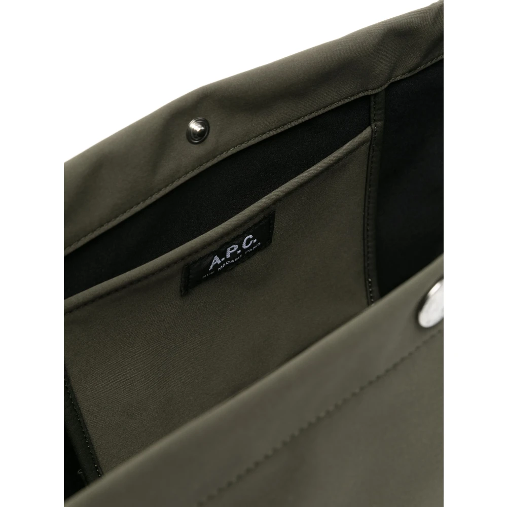 A.p.c. Groene Schoudertas met Binnenzak Green Dames