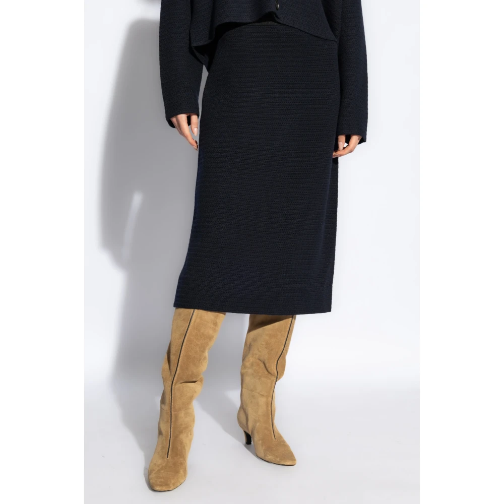 Fabiana Filippi Wollen rok Blue Dames
