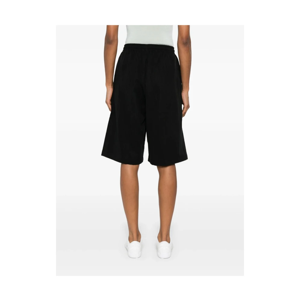 Y-3 Zwarte Trekkoord Elastische Taille Shorts Black Dames