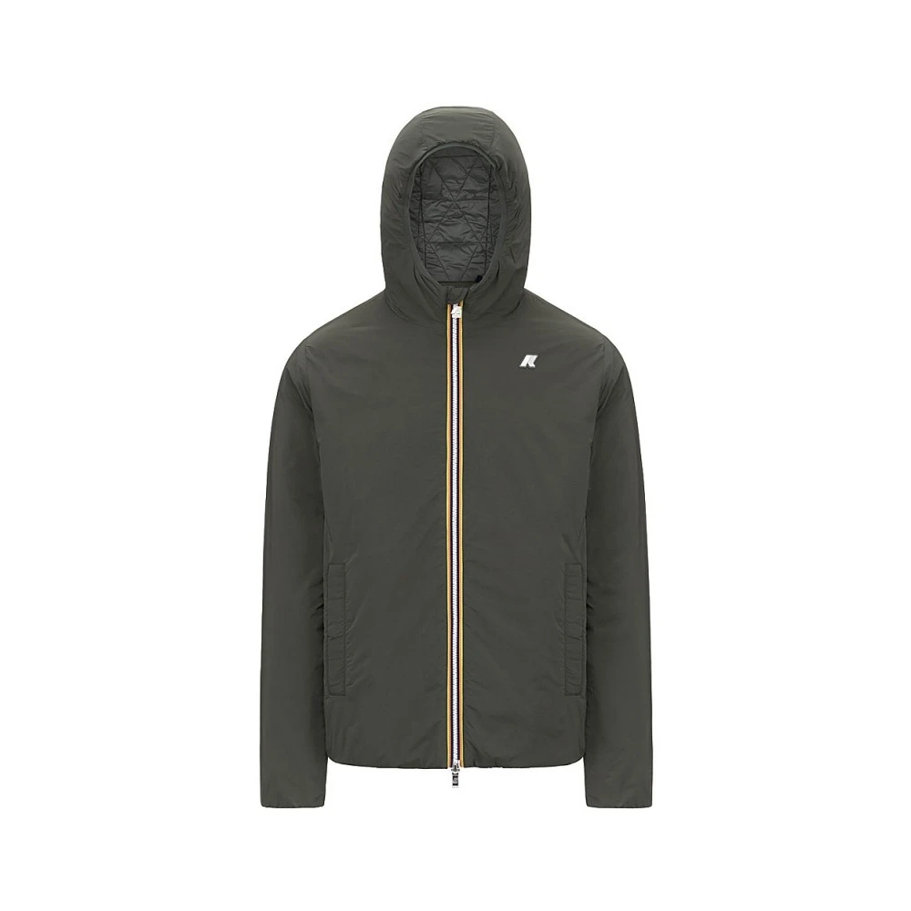 K-Way Uomo Verde - Jack Plain Warm Jacket - Jackets - S