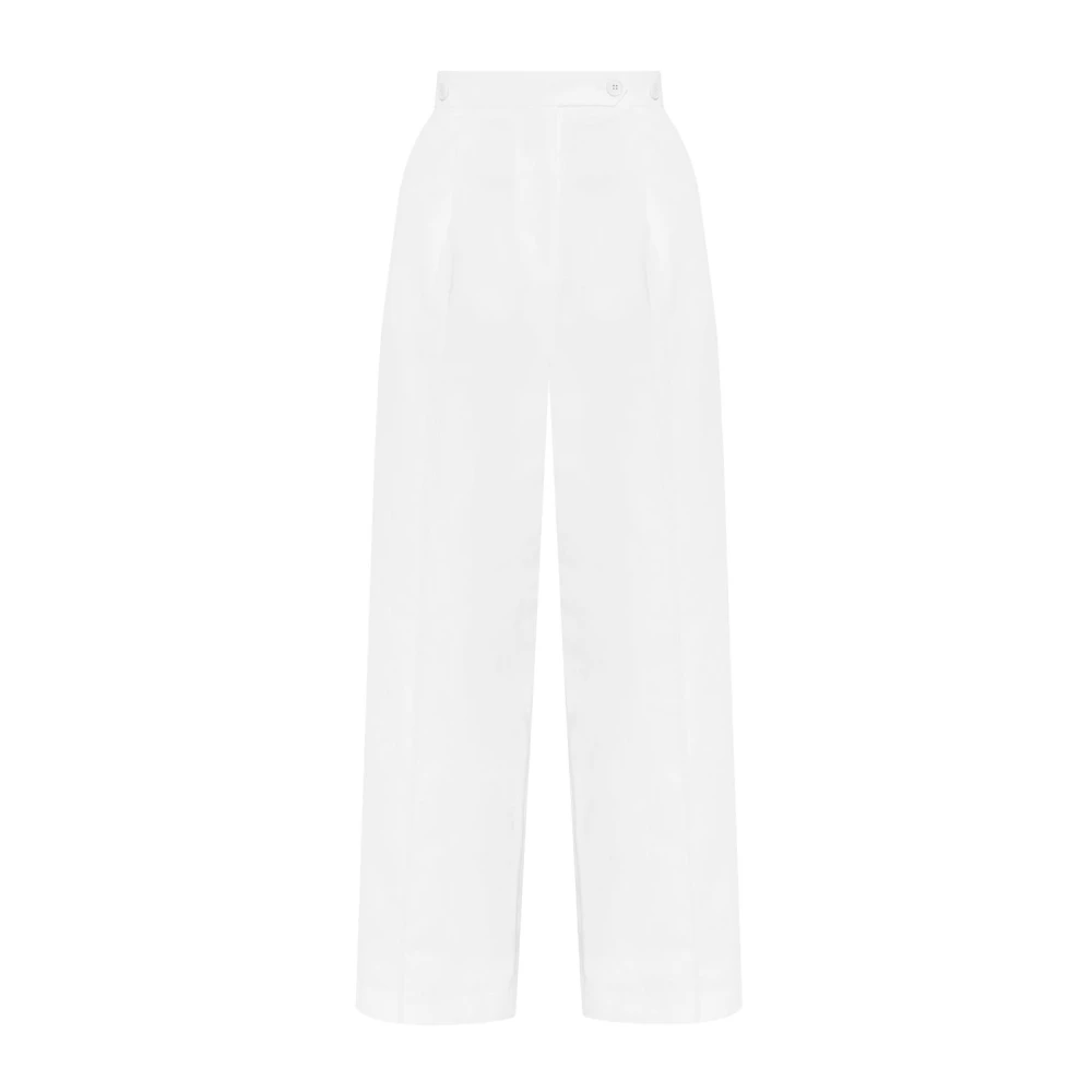 Givenchy Witte Broek met Voorknoopsluiting White Dames