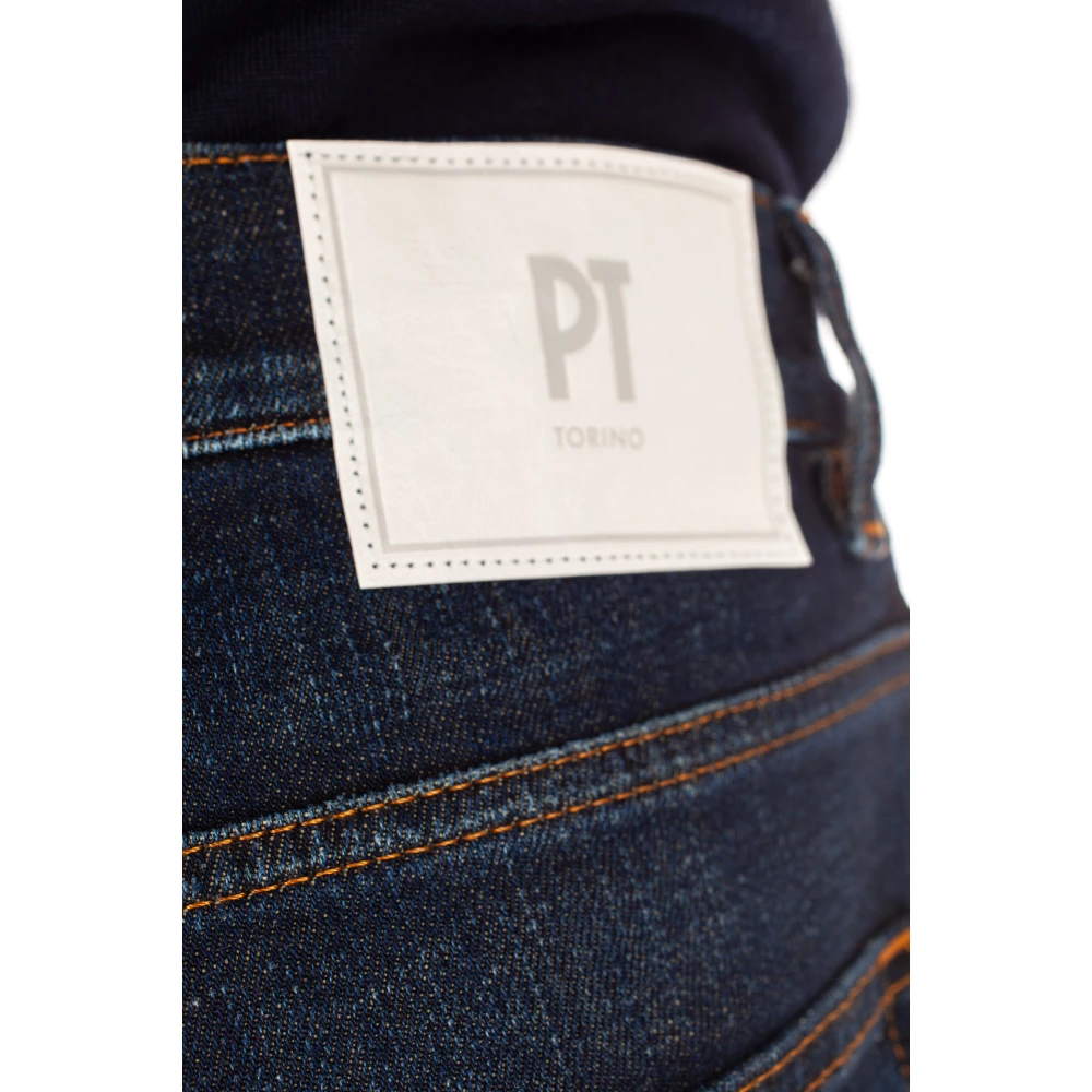 PT Torino Authentieke Fit Denim Jeans Blue Heren