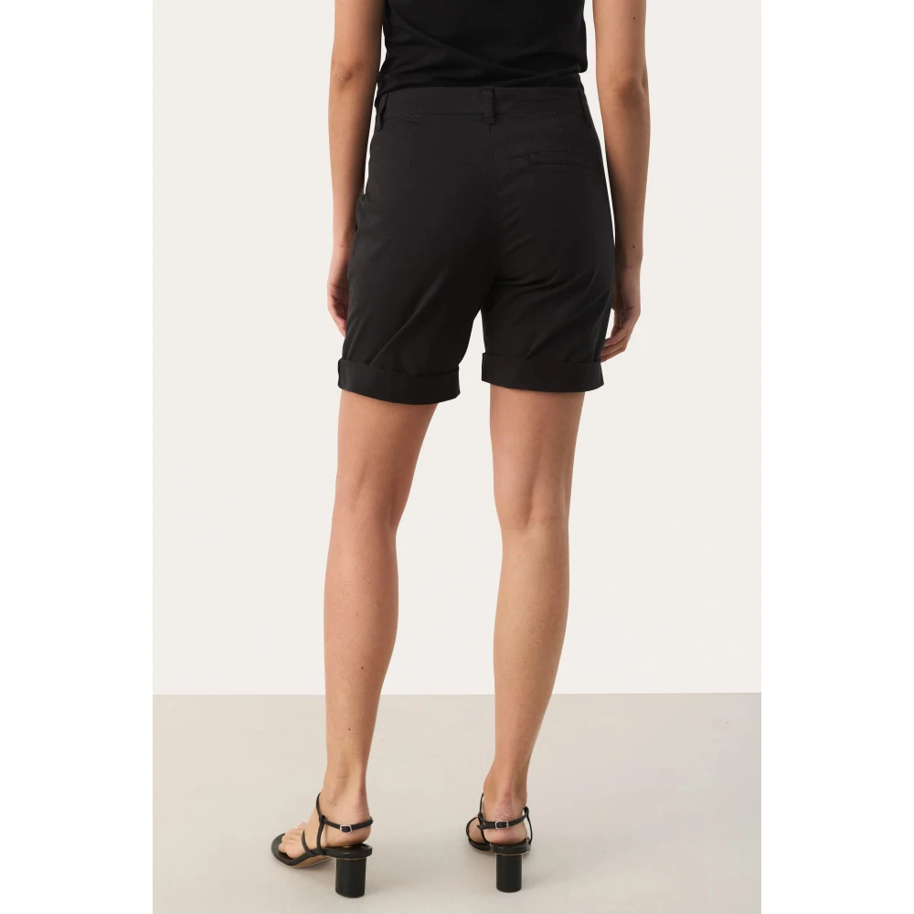 Part Two Blauw Grafiet Bermuda Shorts Blue Dames