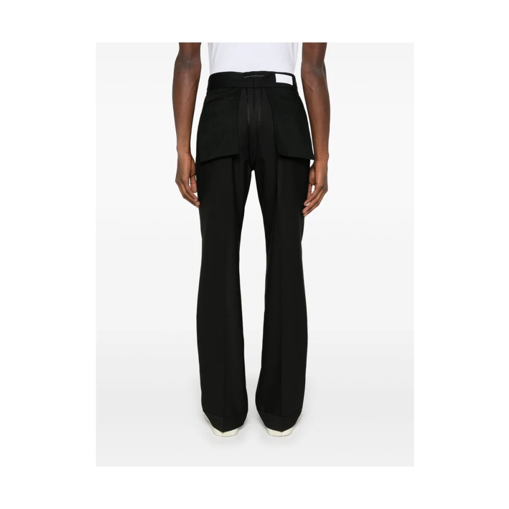 MM6 Maison Margiela Straight Leg Pants Black Heren