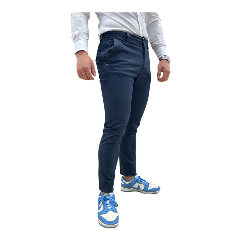 Gaudi Chino Broek voor Heren Blue Heren