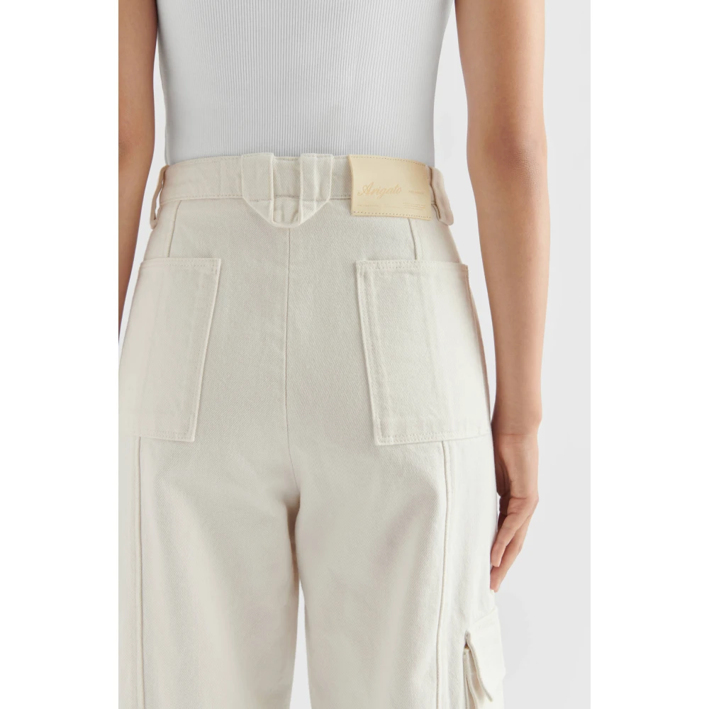 Axel Arigato Roam Cargo Jeans Beige Dames