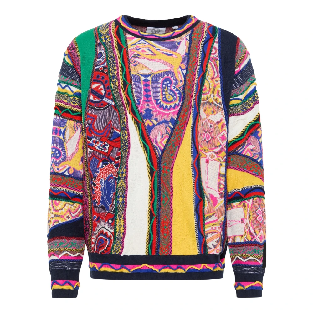 Carlo Colucci Men's Colorful Knit Sweater Deluggi