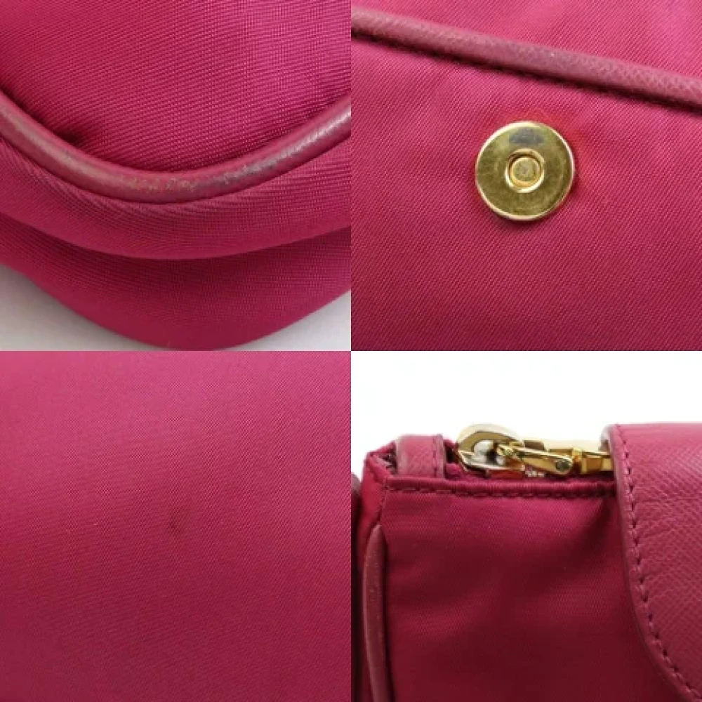 Prada Vintage Pre-owned Fabric prada-bags Pink Dames