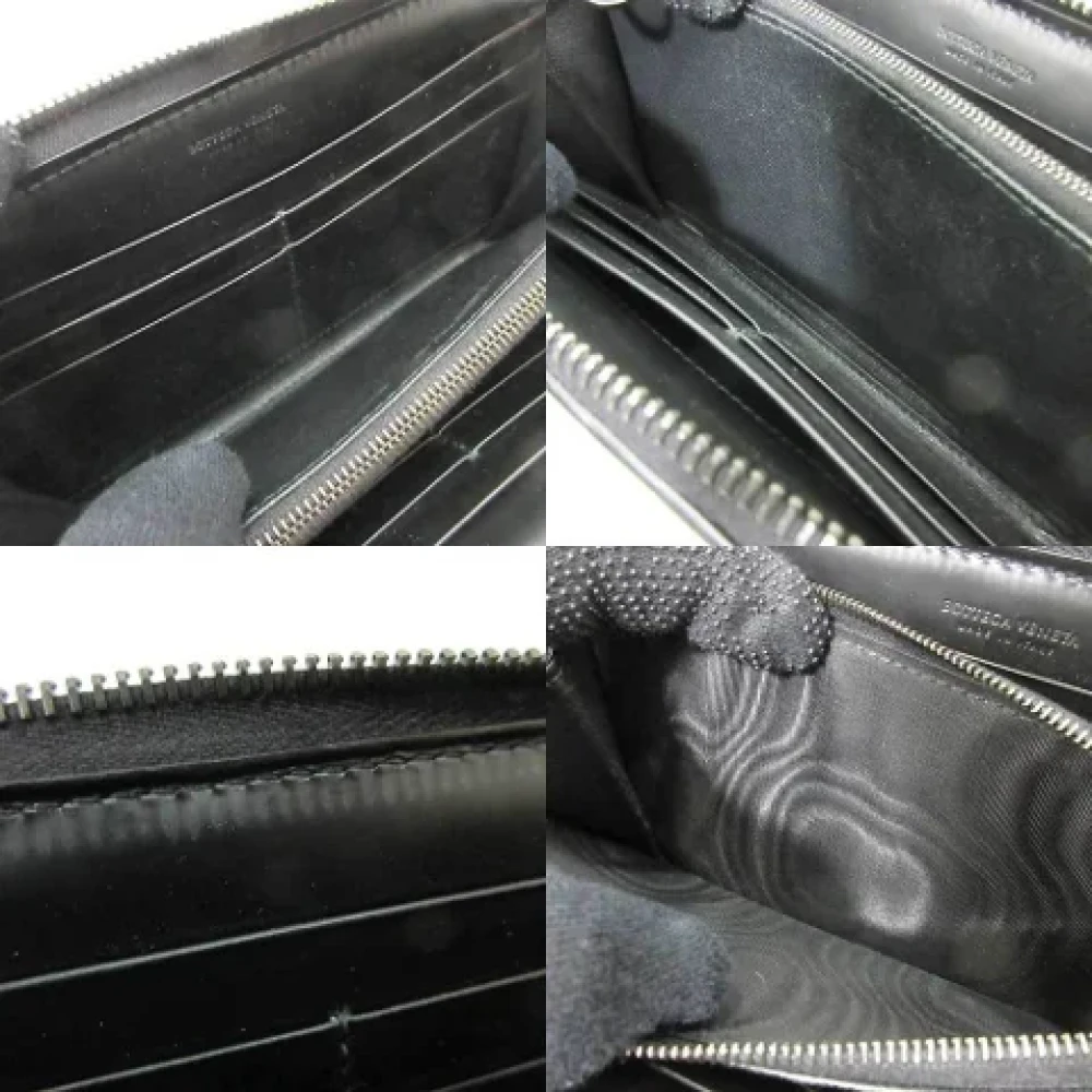 Bottega Veneta Vintage Pre-owned Leather wallets Black Heren