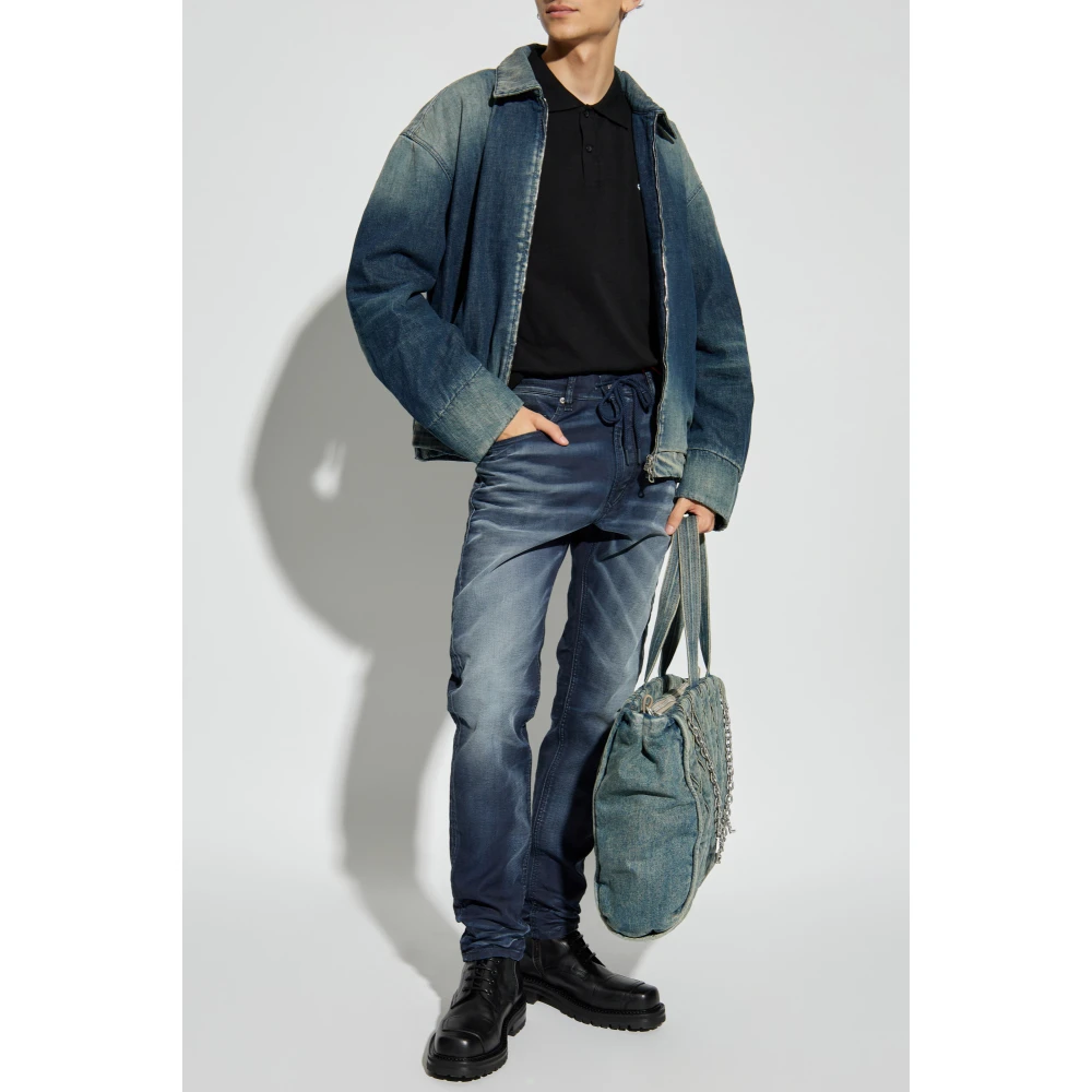 Diesel Polo T-Rejust-Doval-Pj Black Heren