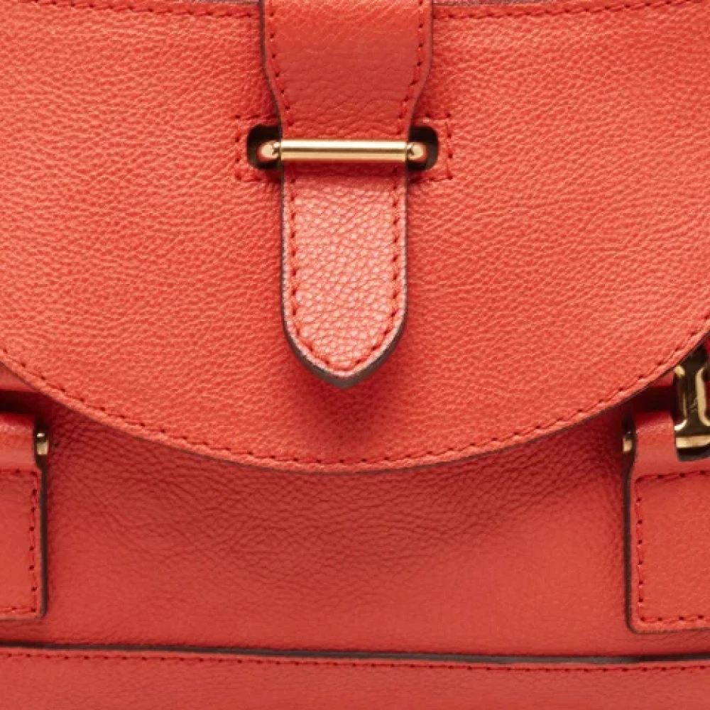 Chloé Pre-owned Leather handbags Red Dames