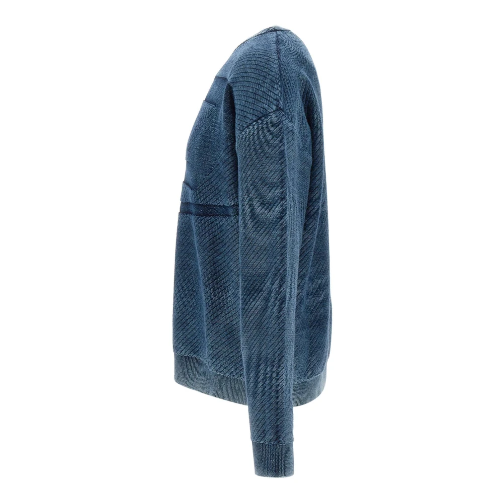 Diesel Gezellige K-Klevery Sweater in Diverse Kleuren Blue Heren
