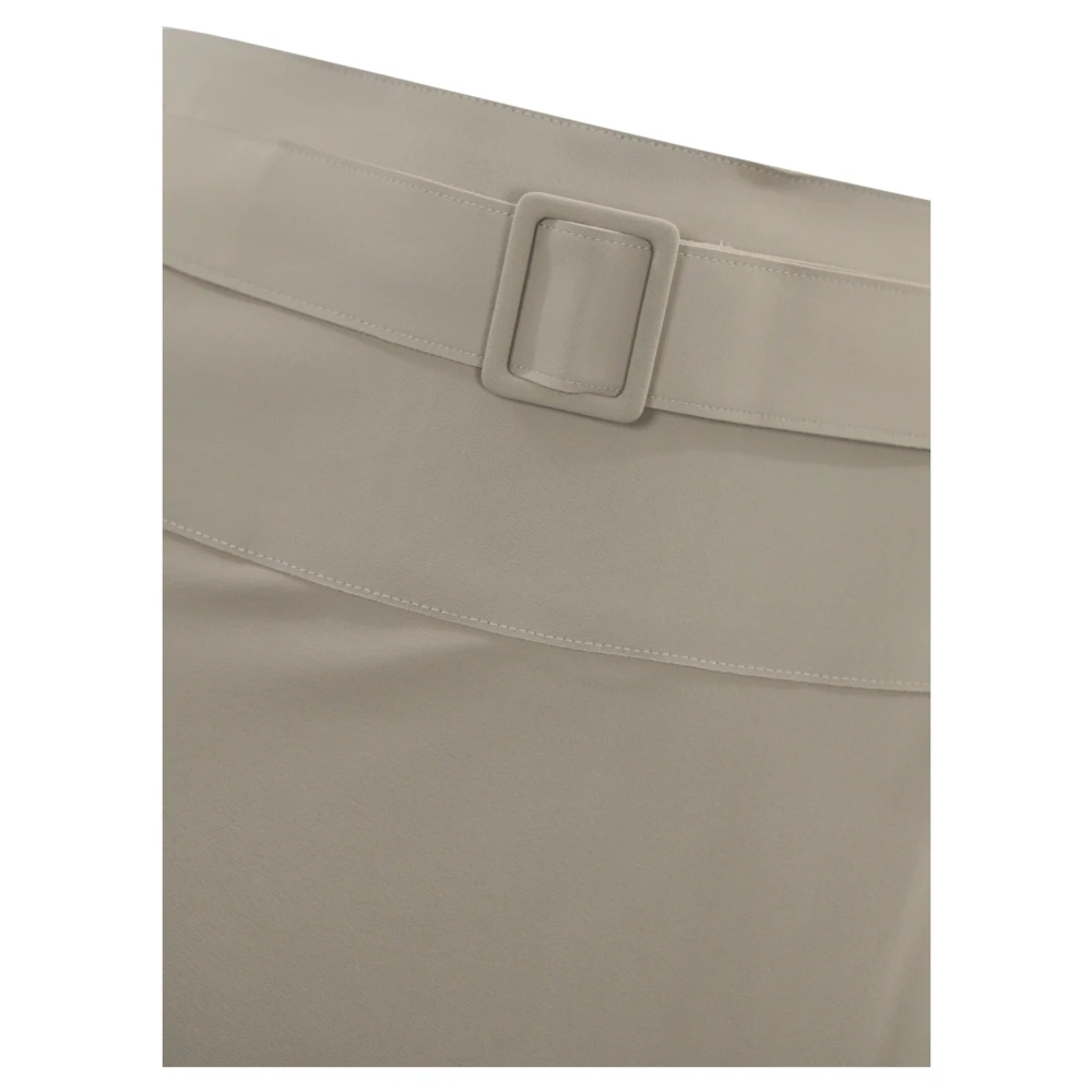 Max Mara Midi rok van technische jersey stof Beige Dames