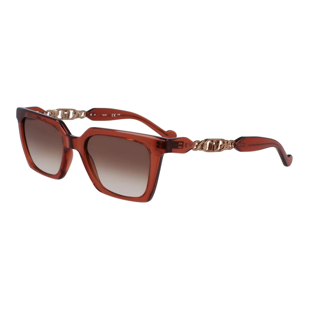 Liu Jo Brown Lj779s 200 Woman Sunglasses Injected Squared Normal Shaded - Image 2