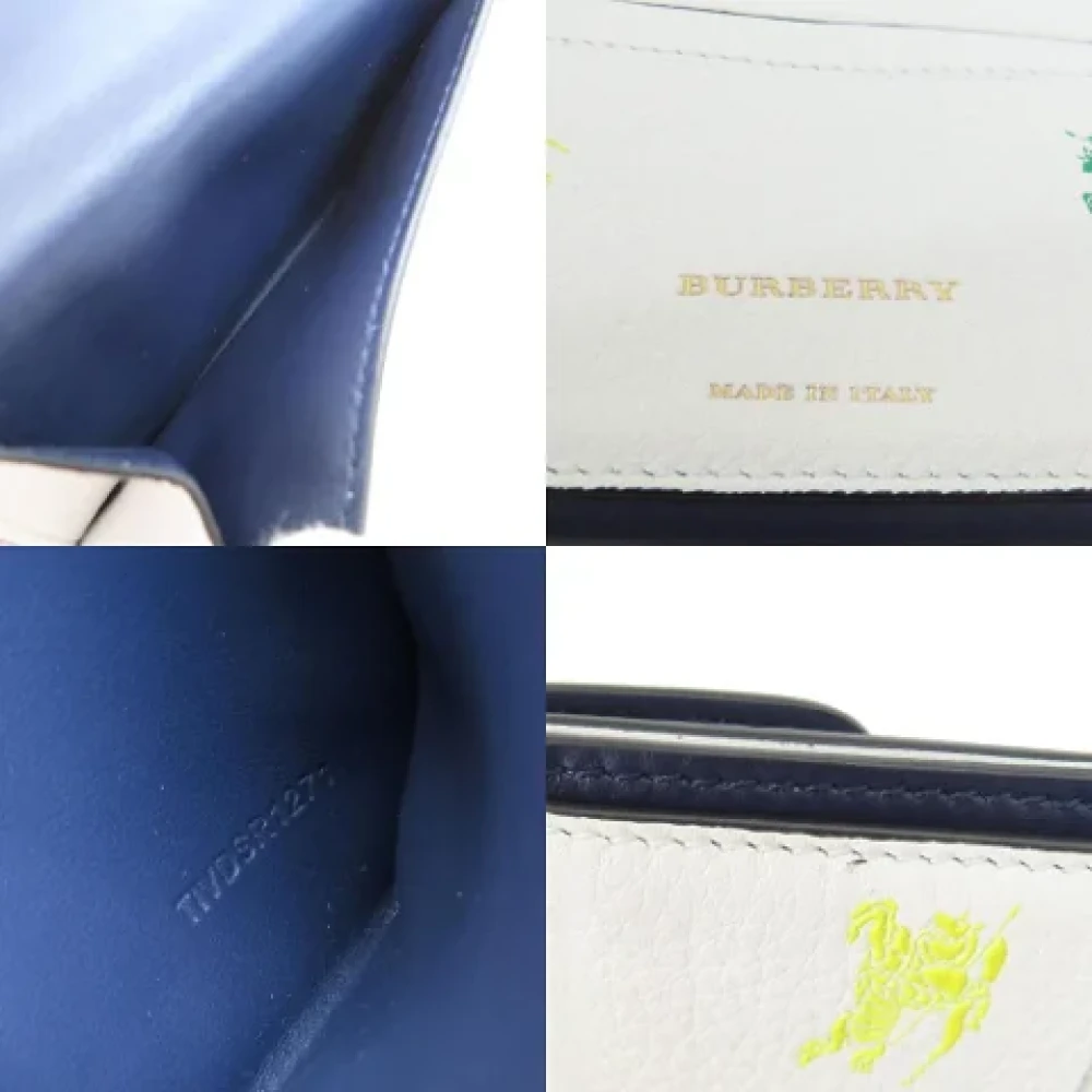 Burberry Vintage Pre-owned Leather wallets White Dames