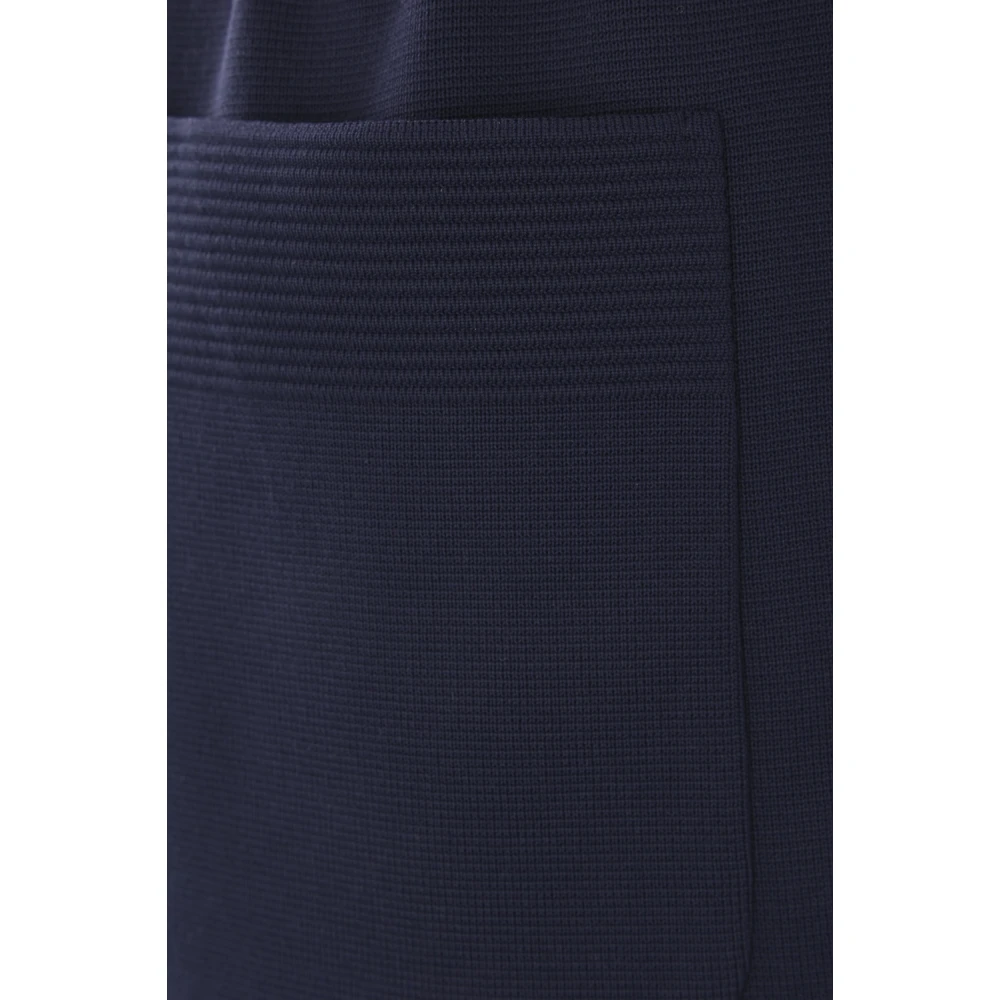 Cfcl Blauwe Shorts Elastische Taille Rits Zakken Blue Dames