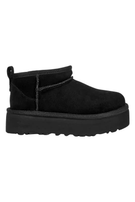Klassiska Ultra Mini Platform Svarta Stövlar