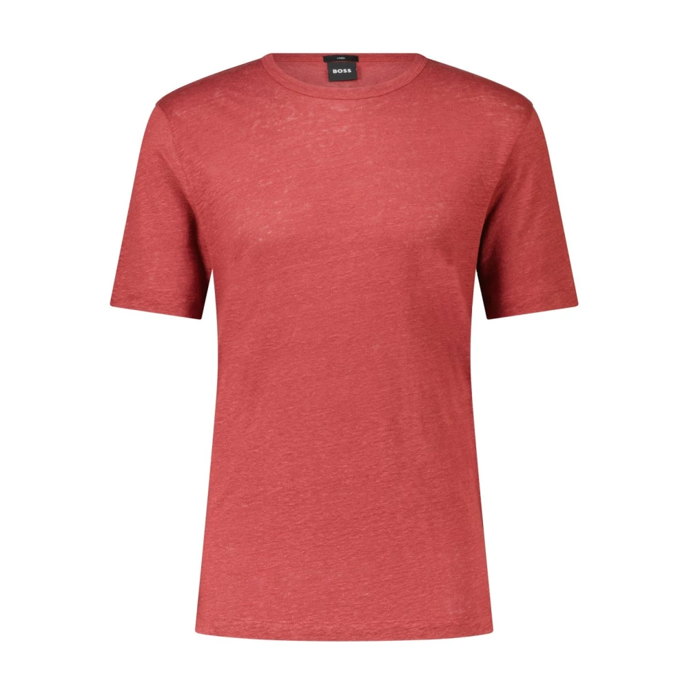 Hugo Boss T-Shirts Red Heren