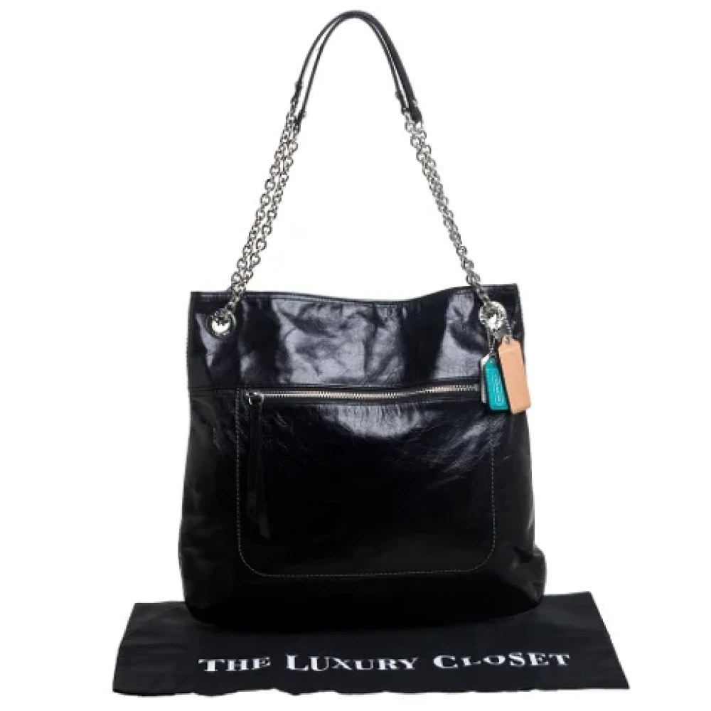 Coach Pre-owned Leather totes Black Dames