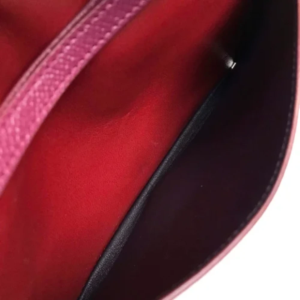 Bvlgari Vintage Pre-owned Leather wallets Pink Dames