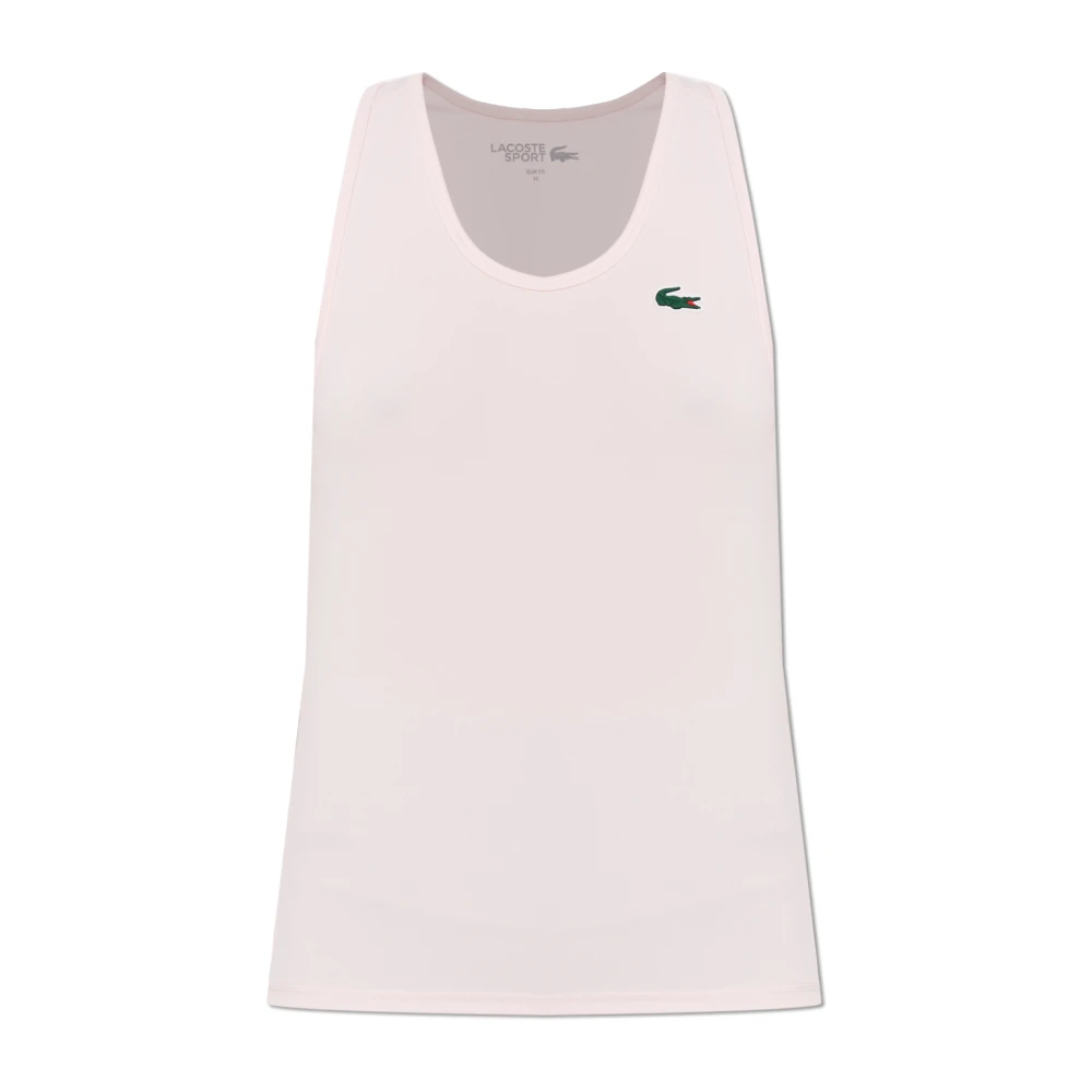 Lacoste Donna Rosa Top, L, New,