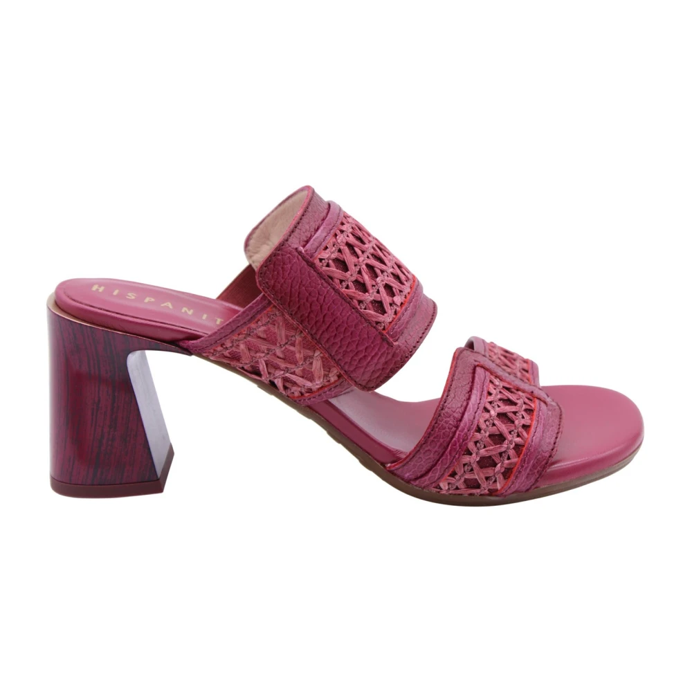 Hispanitas Red Heeled Mules, Female, 7 Uk, Muiltje