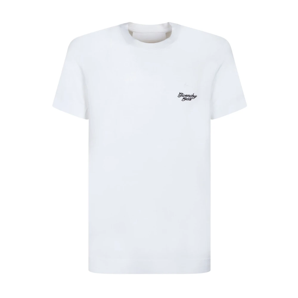 Givenchy T-shirt met logo-print White Heren