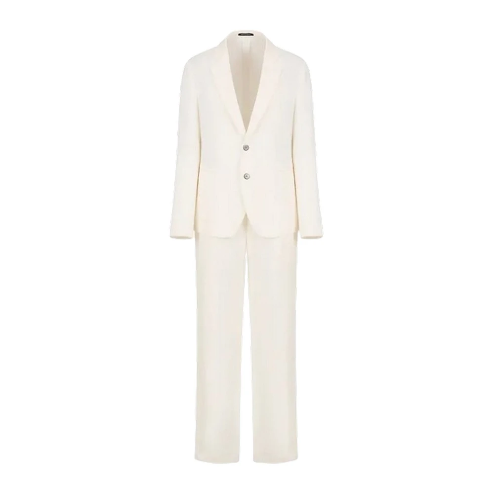 Emporio Armani Suit Vests White Heren