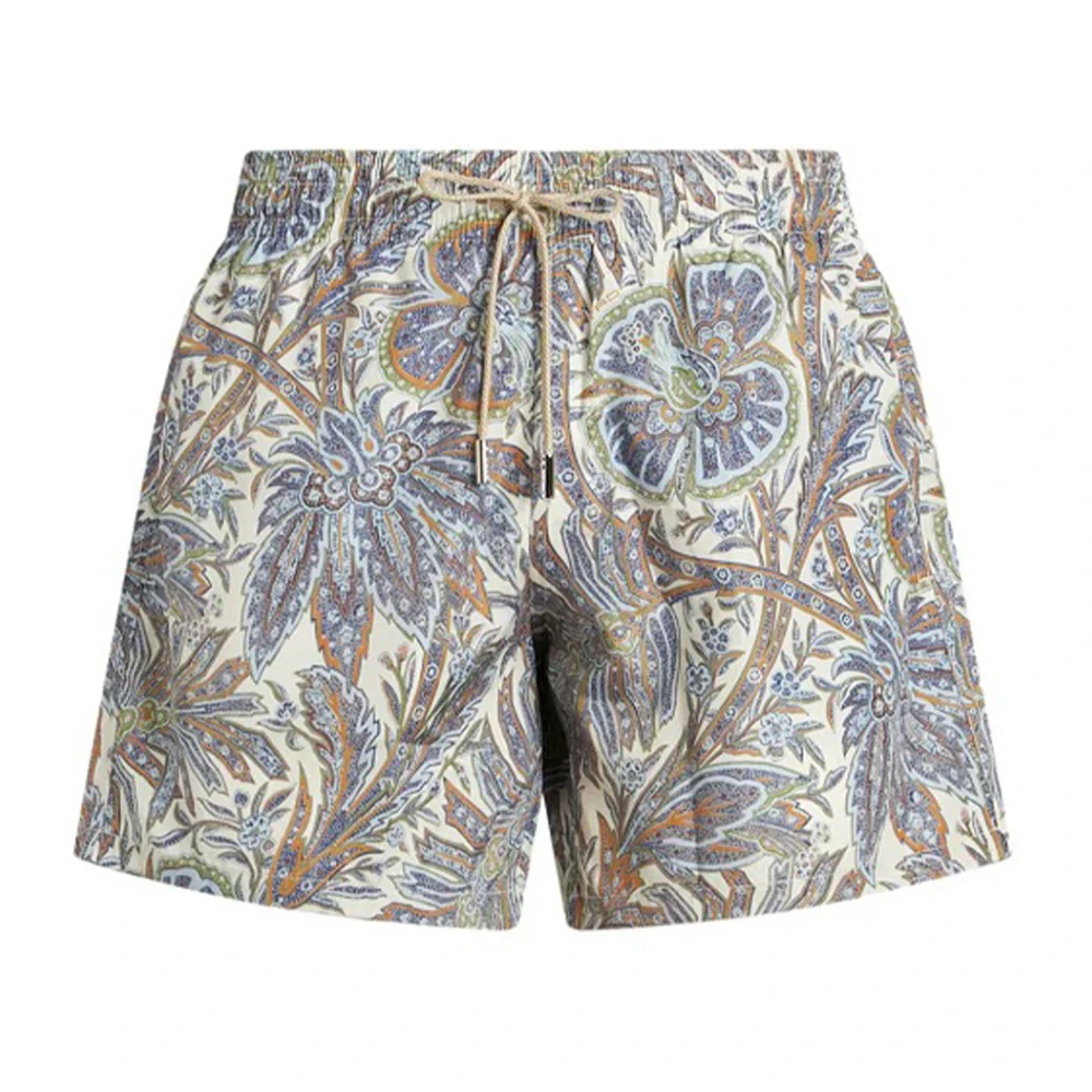 ETRO Paisley Foliage Shorts Multicolor Heren