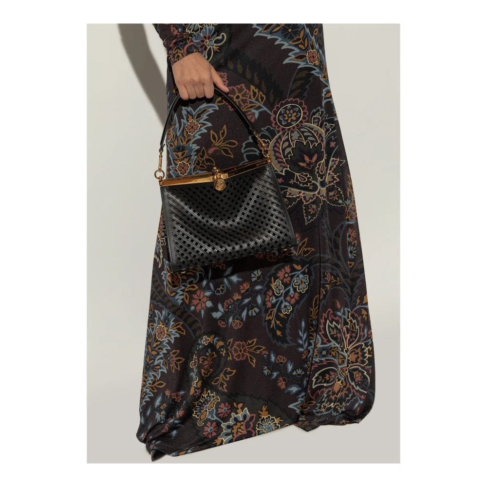 ETRO Schoudertas Vela Medium Black Dames