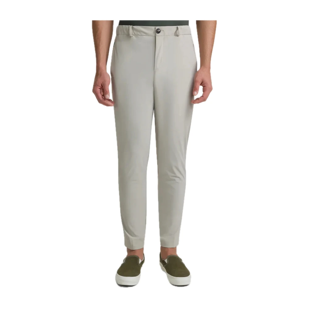 RRD Slim-fit Chino Broek Gray Heren