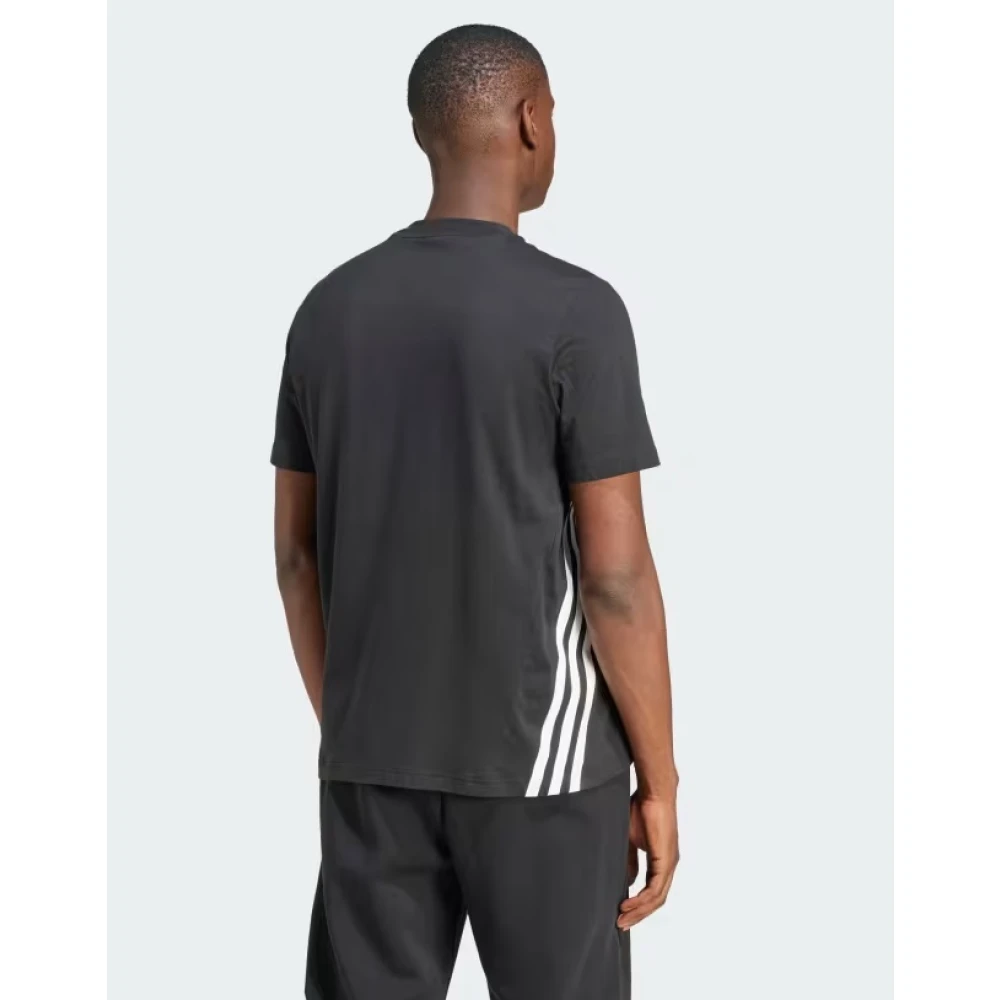 Adidas Future Icons 3-Stripes Tee Zwart Wit Black Heren