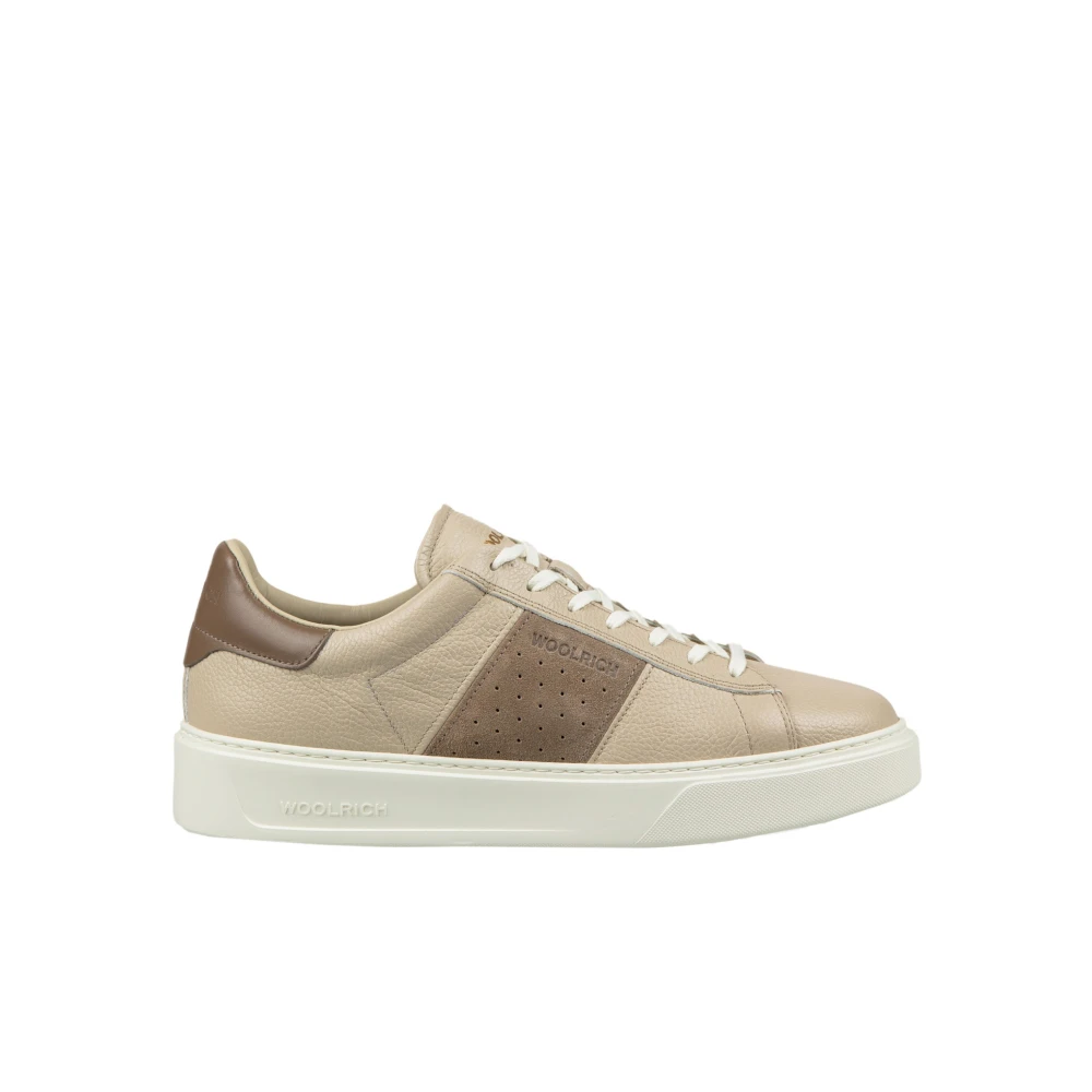 Woolrich Classic Court Band Blubber Camoscio Heren Schoenen Veelkleurig Multicolor