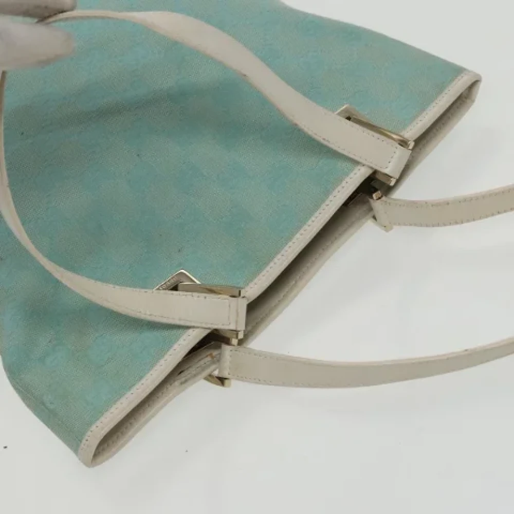 Gucci Vintage Pre-owned Canvas handbags Blue Dames