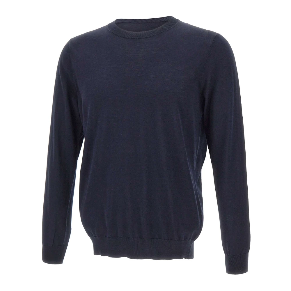 Kangra Men's Blue Round-Neck Knitwear, 3XL, Round-Neck Jumper