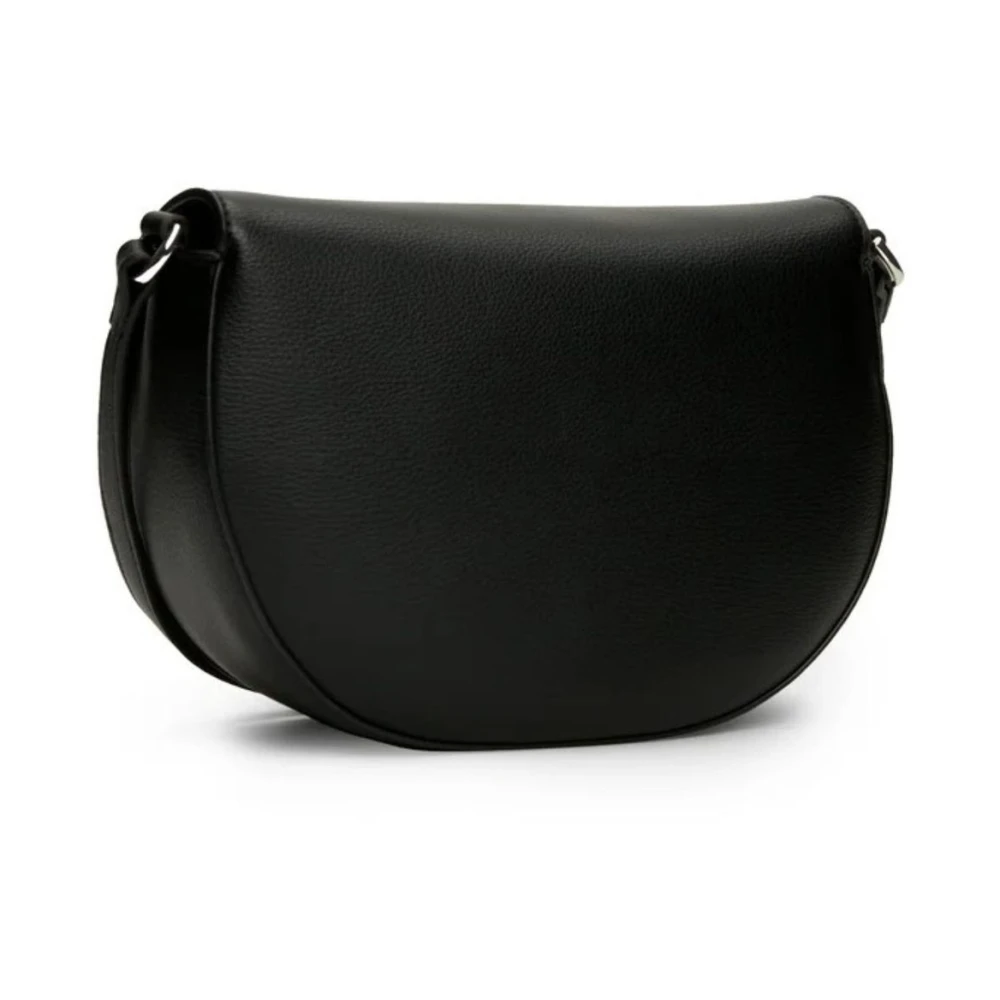 Calvin Klein Dagelijkse Saddle Tas Kiezel Black Dames