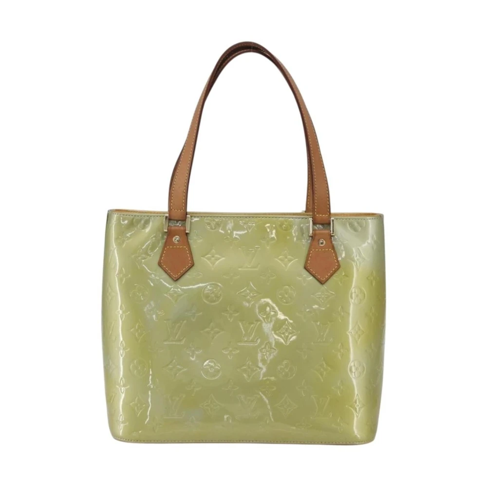 Louis Vuitton Vintage Women's Green Pre-Owned Vintage Monogram Vernis Tote Bag