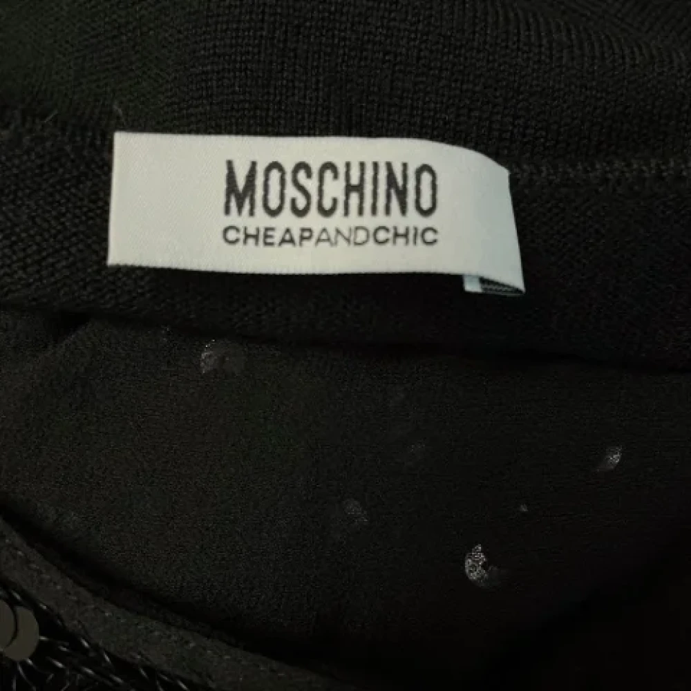 Moschino Pre-Owned Pre-owned Wool dresses Black Dames