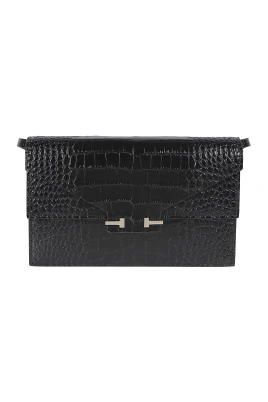 Mjuk Mini-väska med Croco-tryck