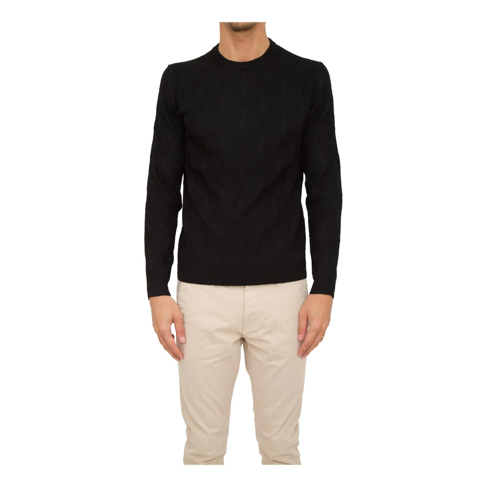 Emporio Armani Uomo Nero Maglie, L, New,